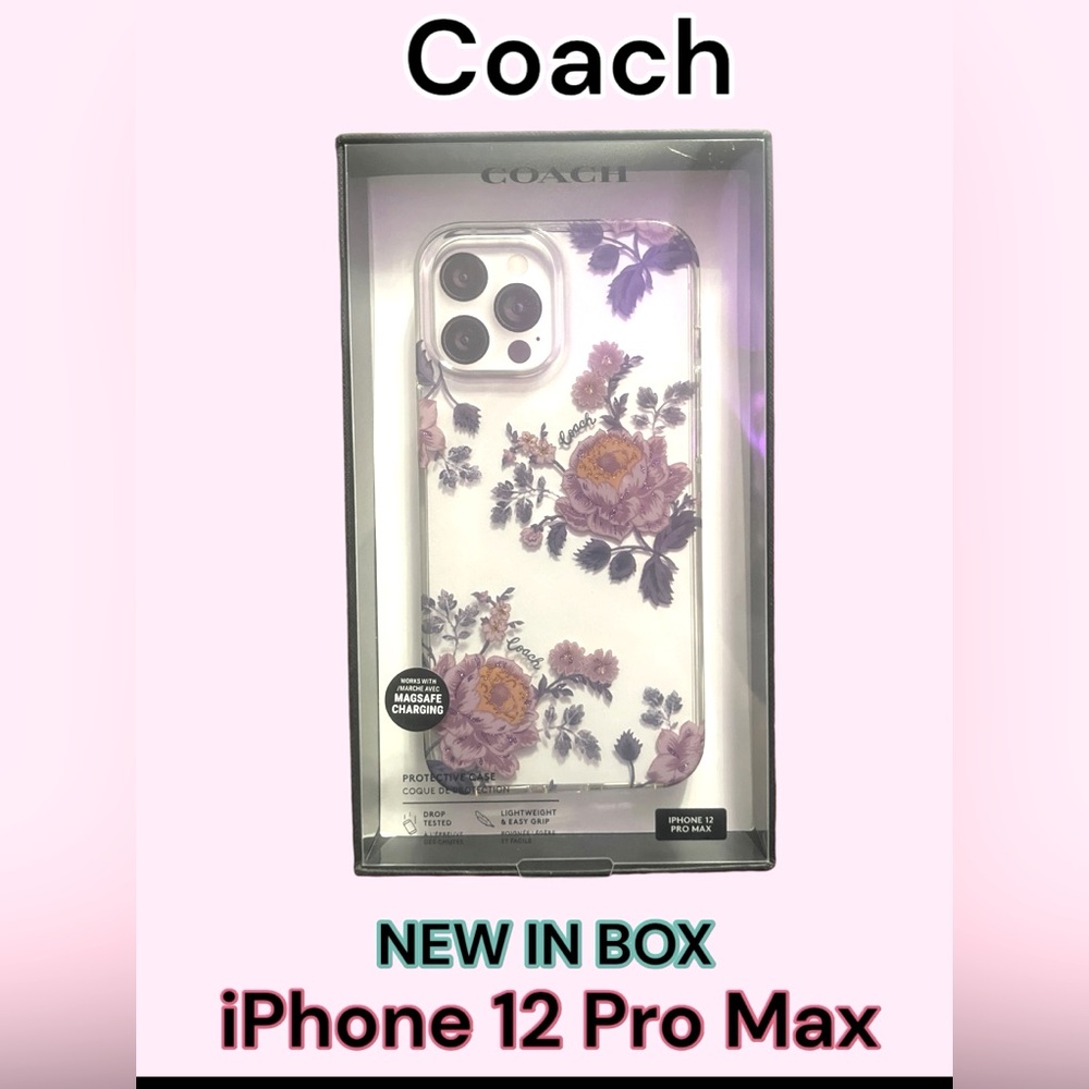 Coach NIB iPhone 12 Pro Max Case